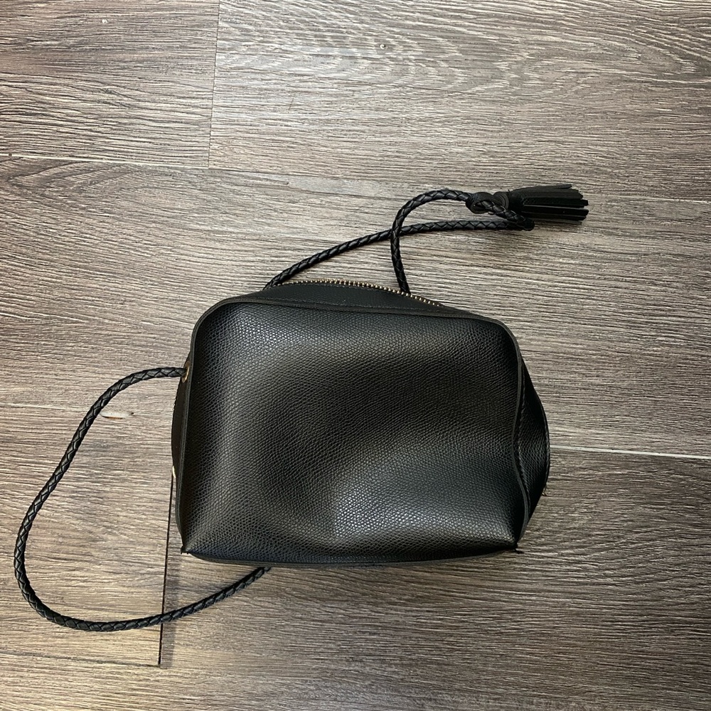 Miniso Black Crossbody Bag with Tassle